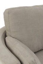 Draaistoel Hout/Textiel Grijs