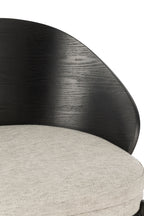 J-Line Bar Chair Lone Ply Wood/Metal Black/Grey