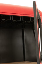 Bar Kast Kabel Auto IJzer/Mangohout Rood/Wit
